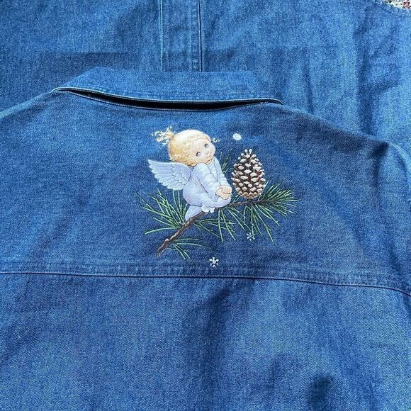 Vintage denim button down shirt - Picture 2 of 3